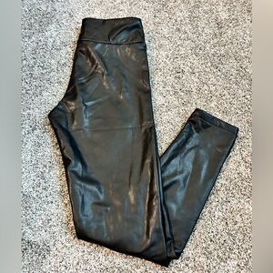 Forever 21 Black Faux Leather Leggings